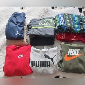 Boys' 6(S) Clothing Bundle: Nike, Puma, Jordan, & More